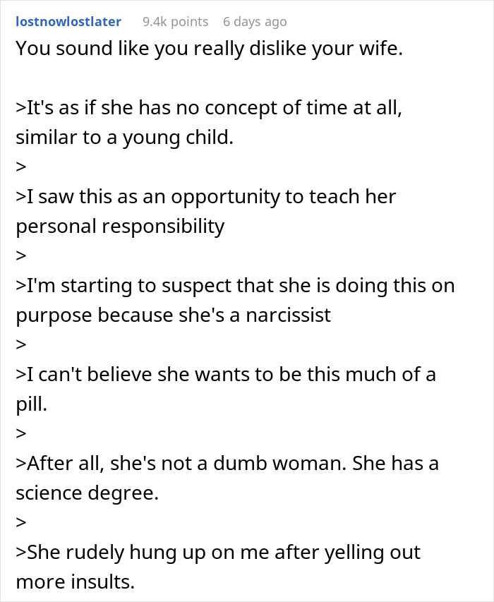 Man Can’t Grasp How His “Not Dumb” Wife Can Be So Bad At Time ...