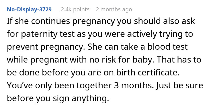 Guy Breaks Up With GF Of 3 Months Because She's Pregnant And He Doesn't Want To Be A Dad