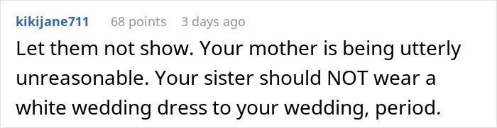 Bride-To-Be Asks If She’s A Jerk For Not Wanting Her Disabled Sister To Wear White To Her Wedding Bride-To-Be Asks If She’s A Jerk For Not Wanting Her Disabled Sister To Wear White To Her Wedding
