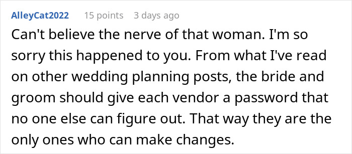 MIL Uses The Fact She Has The Same Name As The Bride To Make Major Changes To The Wedding MIL Uses The Fact She Has The Same Name As The Bride To Make Major Changes To The Wedding