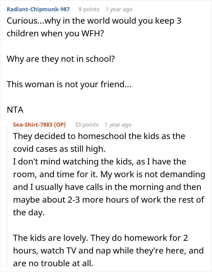 Mom Says Her Friend Who Babysits Her 3 Kids For Free Is "Poisoning" And "Starving" Them Mom Says Her Friend Who Babysits Her 3 Kids For Free Is "Poisoning" And "Starving" Them