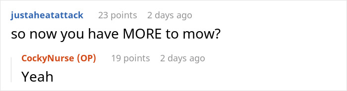 Person Maliciously Complies With Entitled Neighbor’s Demands, Ends Up With More Land Person Maliciously Complies With Entitled Neighbor’s Demands, Ends Up With More Land