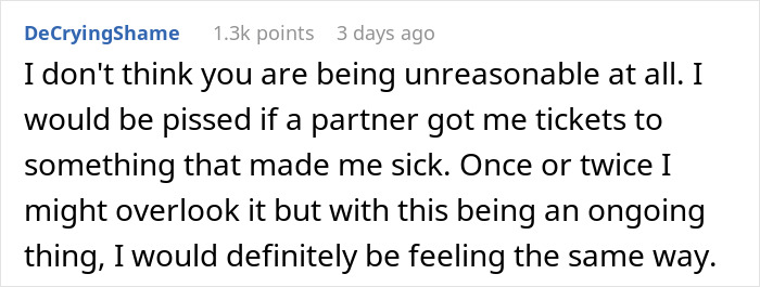 Woman Ends Her 2-Year Relationship After She Finds Out Cruise Tickets Are Her Birthday Gift Woman Ends Her 2-Year Relationship After She Finds Out Cruise Tickets Are Her Birthday Gift