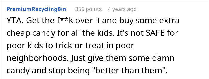 Guy Mad Over Kids From Poorer Families Trick-Or-Treating In His Neighborhood Is Told To Check His Privilege Guy Mad Over Kids From Poorer Families Trick-Or-Treating In His Neighborhood Is Told To Check His Privilege
