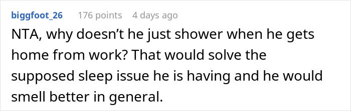 “I Am So Sick Of Washing The Sheets Every Second Day”: Wife Can’t Stand Husband Not Showering “I Am So Sick Of Washing The Sheets Every Second Day”: Wife Can’t Stand Husband Not Showering