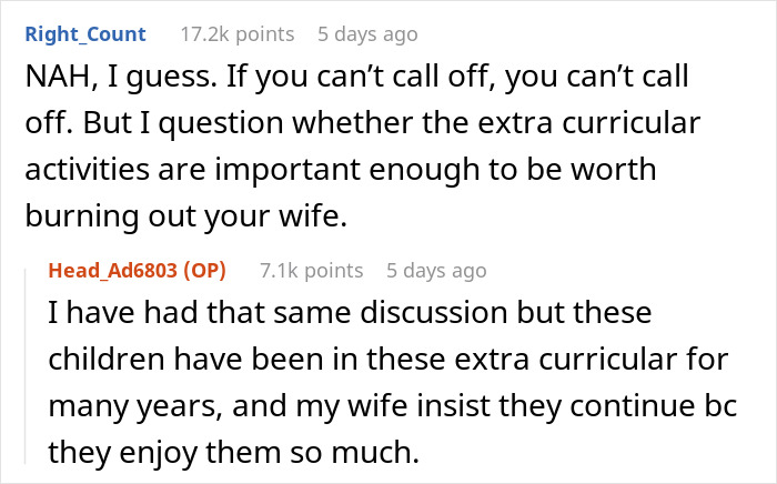 Husband Refuses To Take Less Hours At Work Just Because His 6 Kids Are Sick Husband Refuses To Take Less Hours At Work Just Because His 6 Kids Are Sick