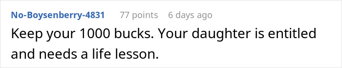 “Would I Be The Jerk For Financially Cutting Off My Daughter?” “Would I Be The Jerk For Financially Cutting Off My Daughter?”