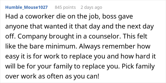 Boss Tries To Brush Off Death On The Job, Workers Retaliate