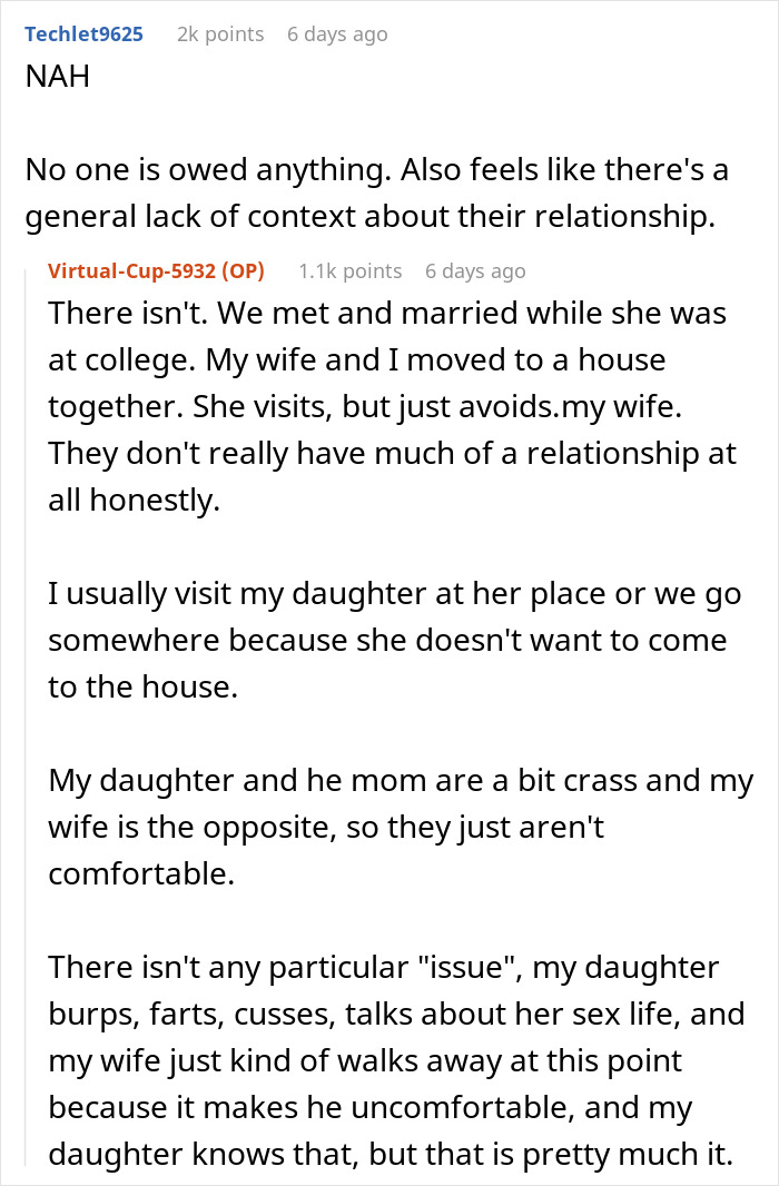 “Would I Be The Jerk For Financially Cutting Off My Daughter?” “Would I Be The Jerk For Financially Cutting Off My Daughter?”