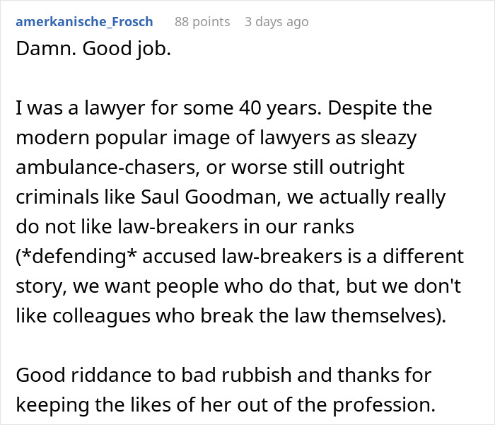 Woman Really Regrets Messing With Her Coworker After He Ends Her Law Career Woman Really Regrets Messing With Her Coworker After He Ends Her Law Career