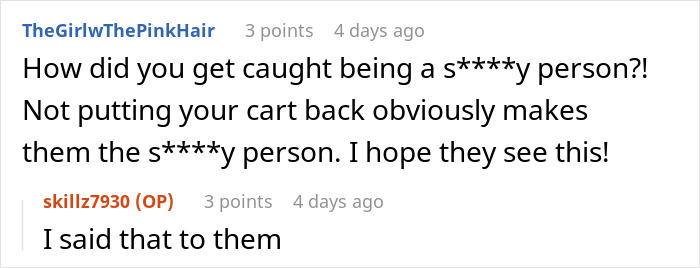 Karens Leave Their Cart In The Middle Of Parking Lot, Get Surprised When Another Shopper Confronts Them