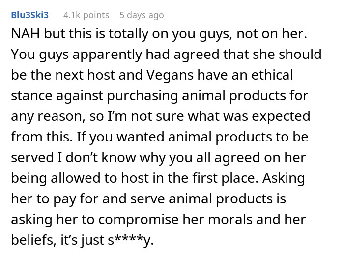 Guy Calls Out Vegan Sister For “Forcing An Entire Family To Adopt Her Choices”, Internet Is Split Guy Calls Out Vegan Sister For “Forcing An Entire Family To Adopt Her Choices”, Internet Is Split