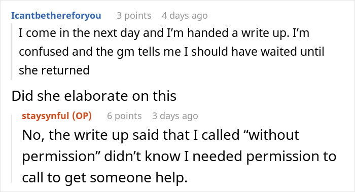 Employee Notices Customer Is Acting Weird And Ends Up Saving Her Life, It Gets Them Written Up Employee Notices Customer Is Acting Weird And Ends Up Saving Her Life, It Gets Them Written Up