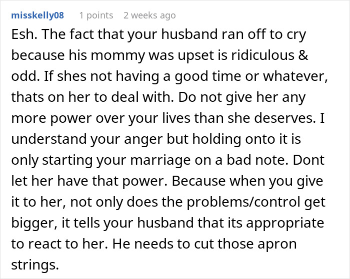 Bride Considers Going No-Contact With MIL After She Selfishly Ruined Their Wedding Day Bride Considers Going No-Contact With MIL After She Selfishly Ruined Their Wedding Day