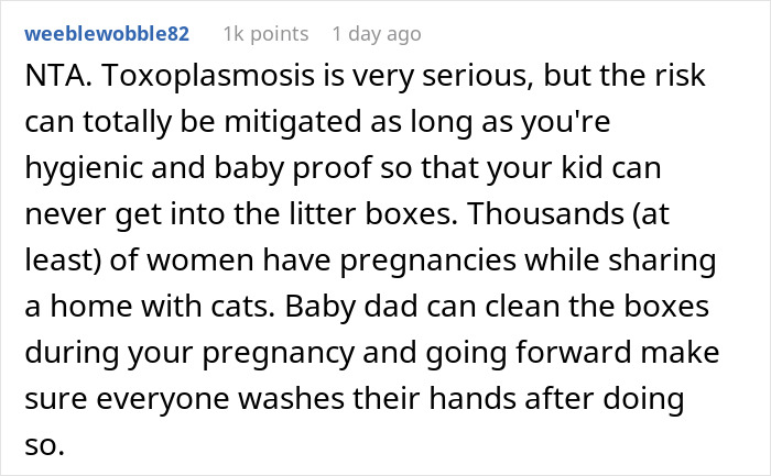 Woman Is Disappointed Friend Won’t Get Rid Of Her Cats Now That She’s Pregnant To Protect Her Baby Woman Is Disappointed Friend Won’t Get Rid Of Her Cats Now That She’s Pregnant To Protect Her Baby