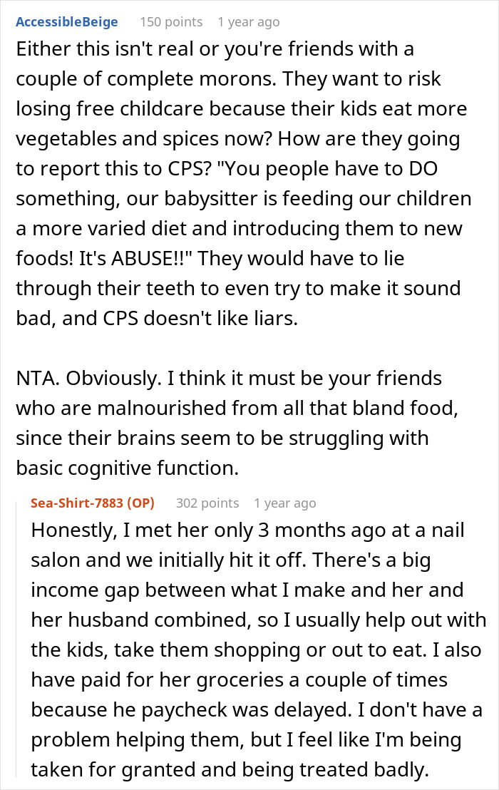 Mom Says Her Friend Who Babysits Her 3 Kids For Free Is "Poisoning" And "Starving" Them Mom Says Her Friend Who Babysits Her 3 Kids For Free Is "Poisoning" And "Starving" Them