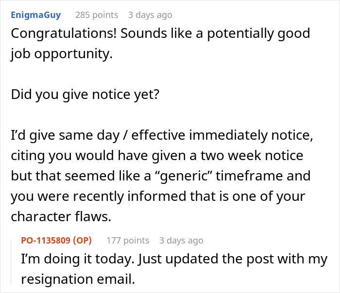 &ldquo;I Resign In The Most Generic Way Possible&rdquo;: Person Quits 20-Year Career After Boss&rsquo;s &ldquo;Feedback&rdquo; 