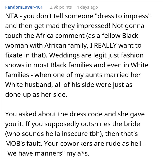 “This Isn’t Africa”: Woman Under Fire For Her ‘Inappropriate’ Wedding Outfit