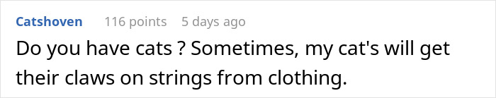 Man Thinks His Wife Cuts Off His Pants Strings, Finds Out Adorable Reason They Go Missing Man Thinks His Wife Cuts Off His Pants Strings, Finds Out Adorable Reason They Go Missing