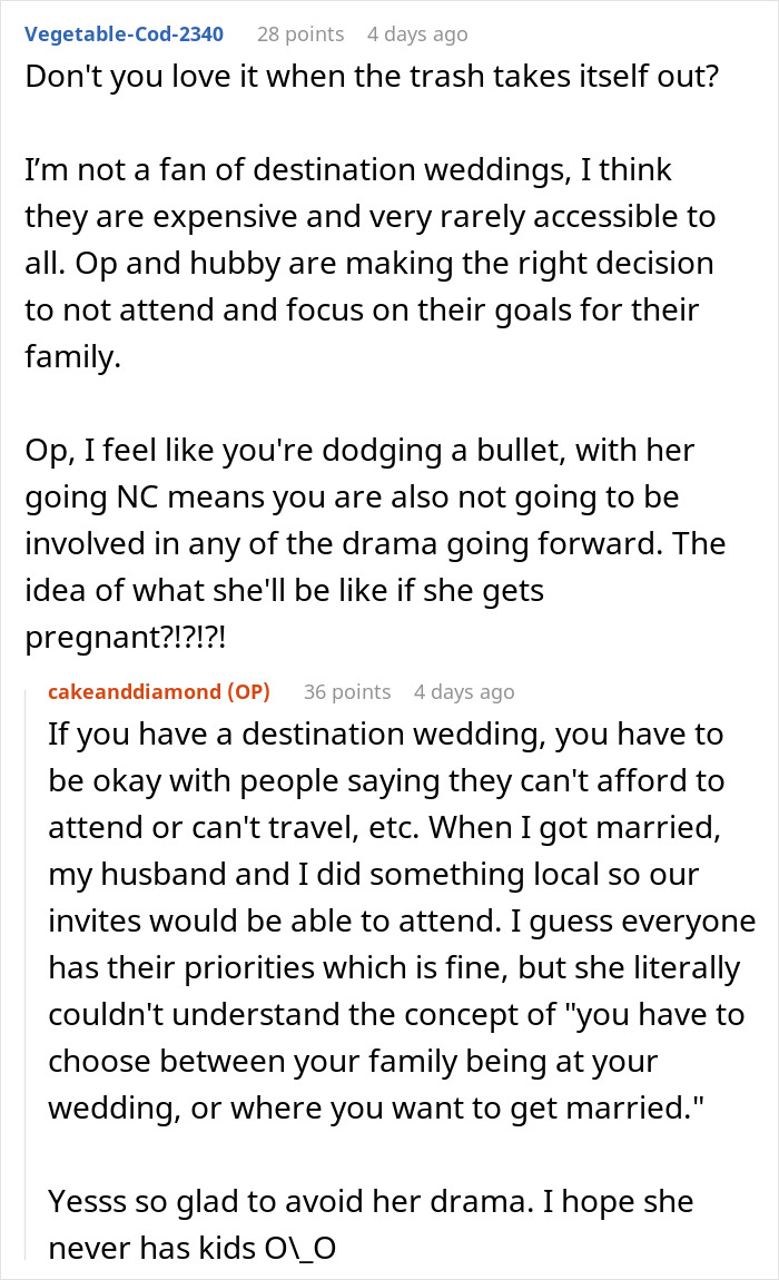 Couple Refuse To Pay $3-4K To Attend Destination Wedding, Bride Goes No-Contact