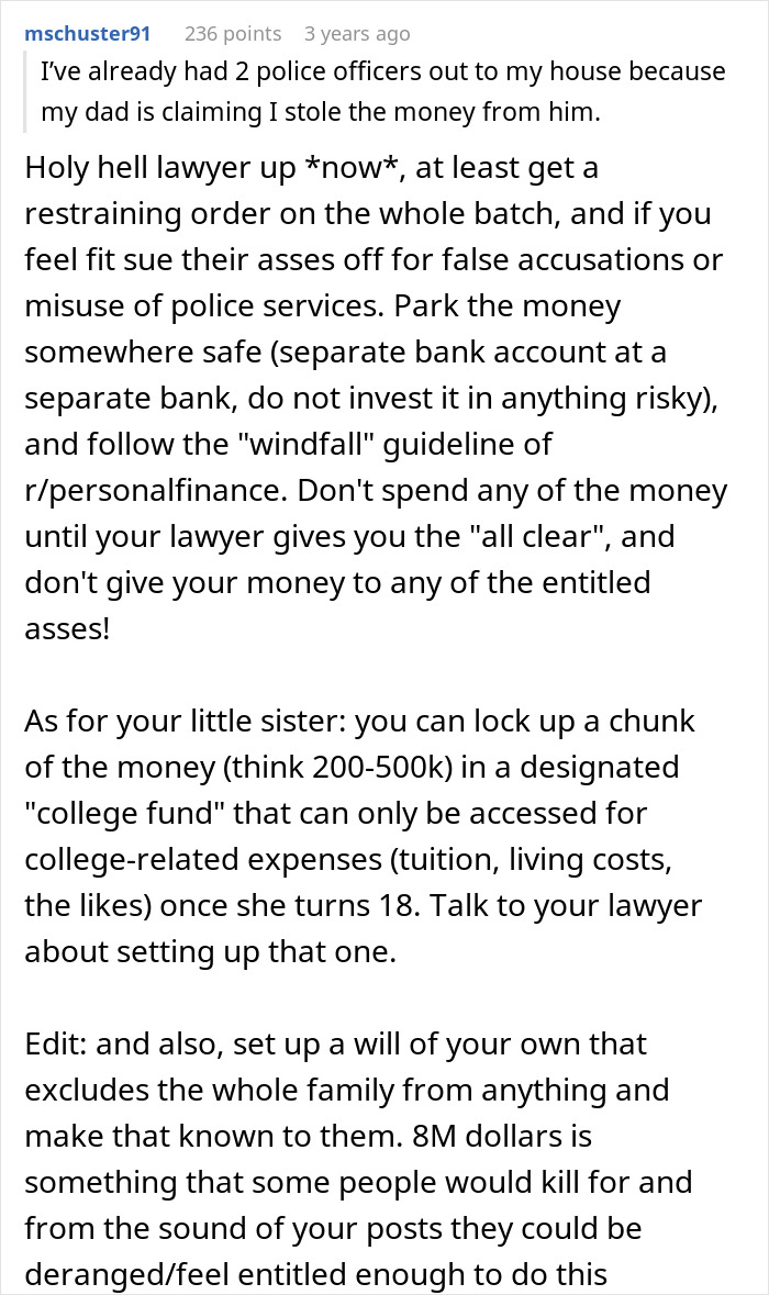 Family Sues This Woman After She Refused To Share The $8M She Inherited Family Sues This Woman After She Refused To Share The $8M She Inherited