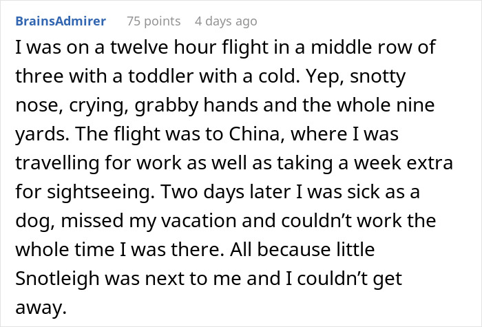 “It Stunk Like Hell”: Toddler Keeps Throwing Fits And Making Messes, Passenger Has Had Enough