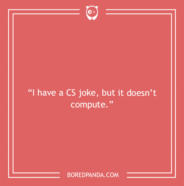 Computer joke about CS 