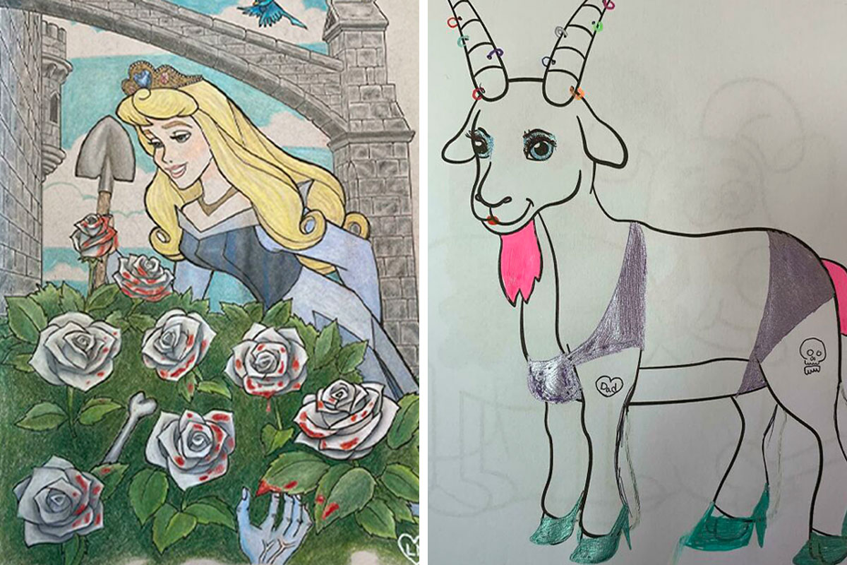 30 Times Adults Turned Innocent Kids’ Coloring Books Into Funny And ...