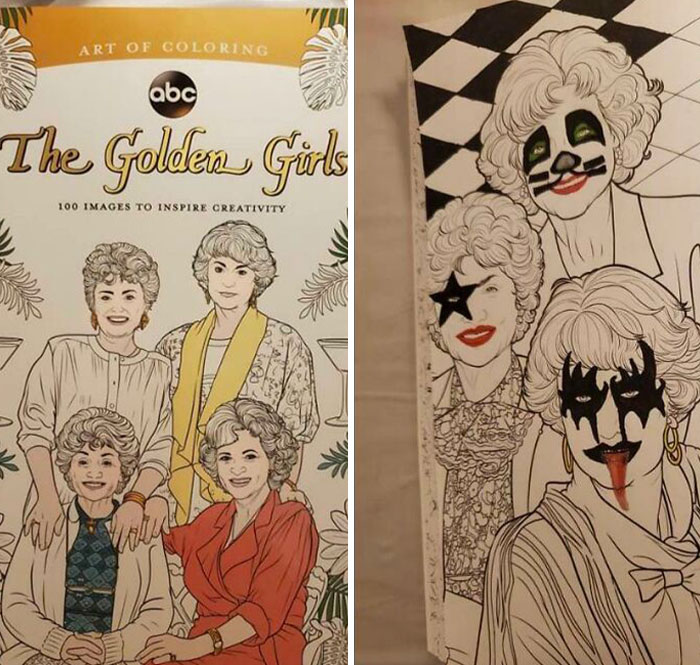 I See Your Batman Golden Girls And Raise You Kiss Gg