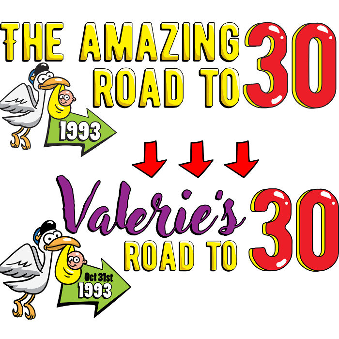 I Create Personalized Birthday Posters