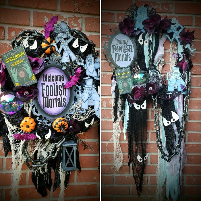 I Made Madam Leota Crystal Ball And Haunted Mansion Wreaths