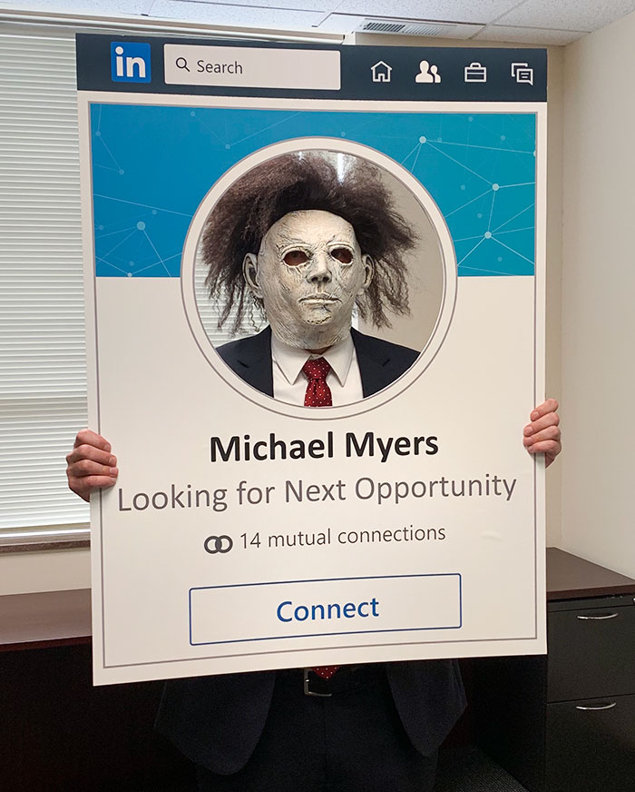 I Dressed As Michael Myers, Looking For A Job At My Work Halloween Party