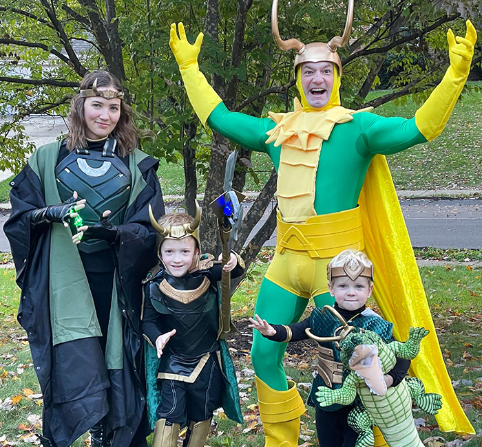Happy Halloween From My Family Of Lokis