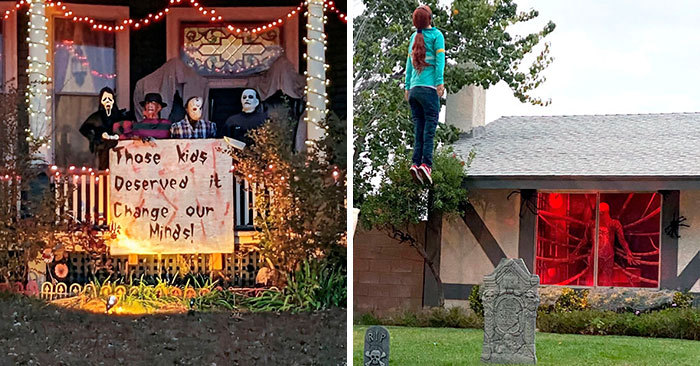 33 Sorprendentes decoraciones de Halloween para asustar a los vecinos (nuevas fotos)