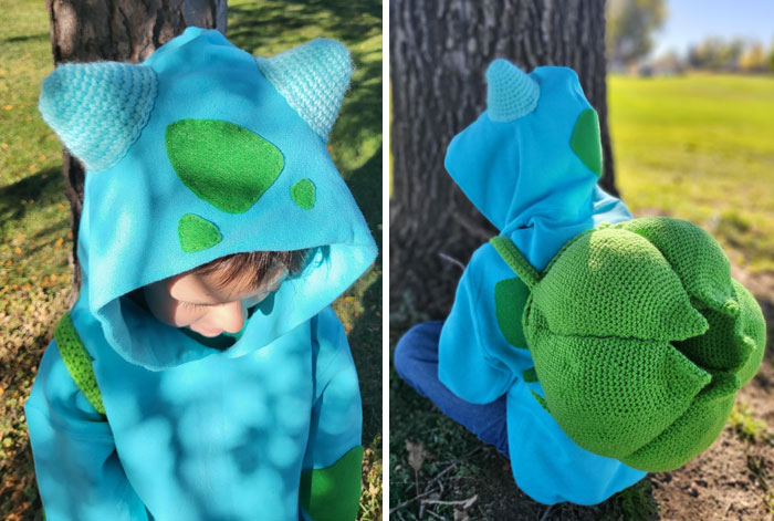 My Son Asked To Be Bulbasaur For Halloween