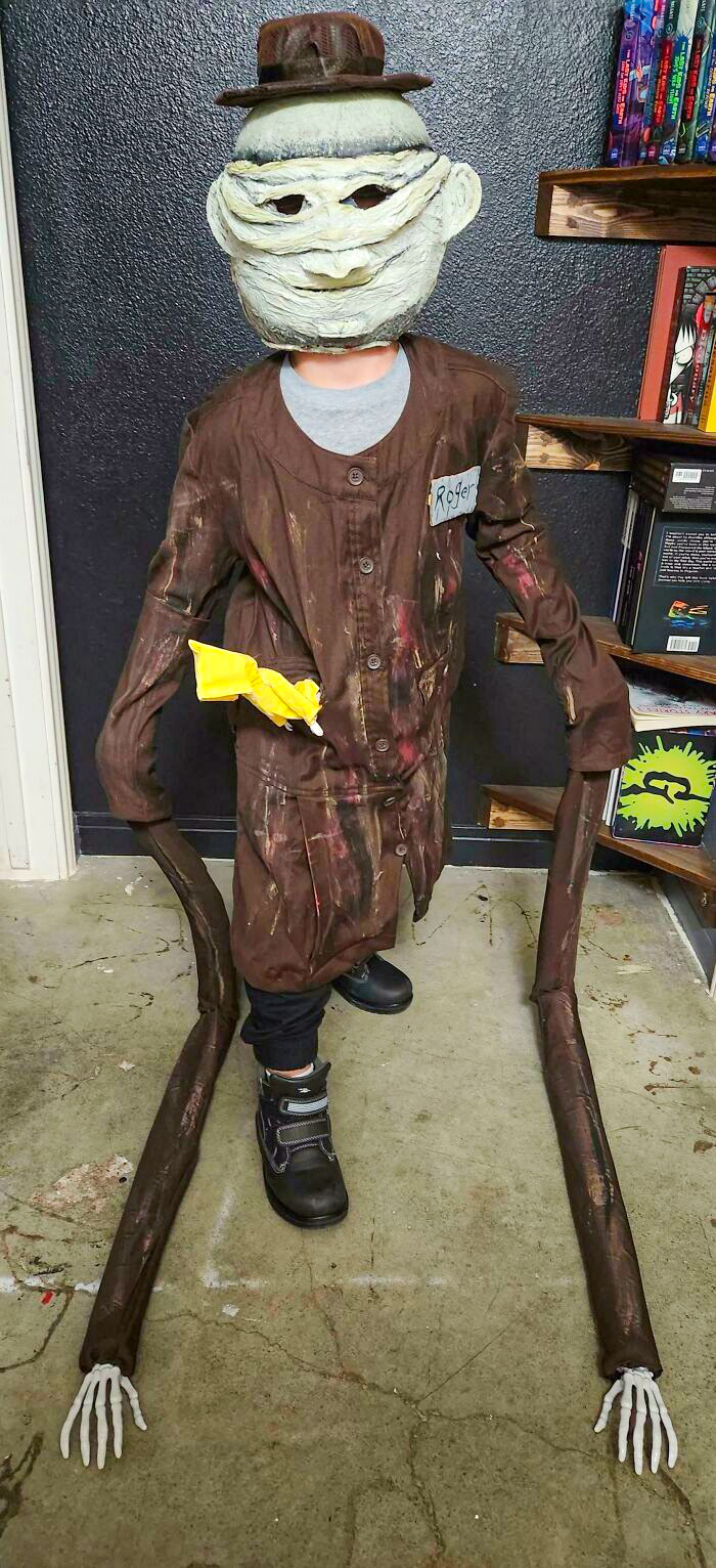 My 7-Year-Old Son's Little Nightmares Janitor Costume