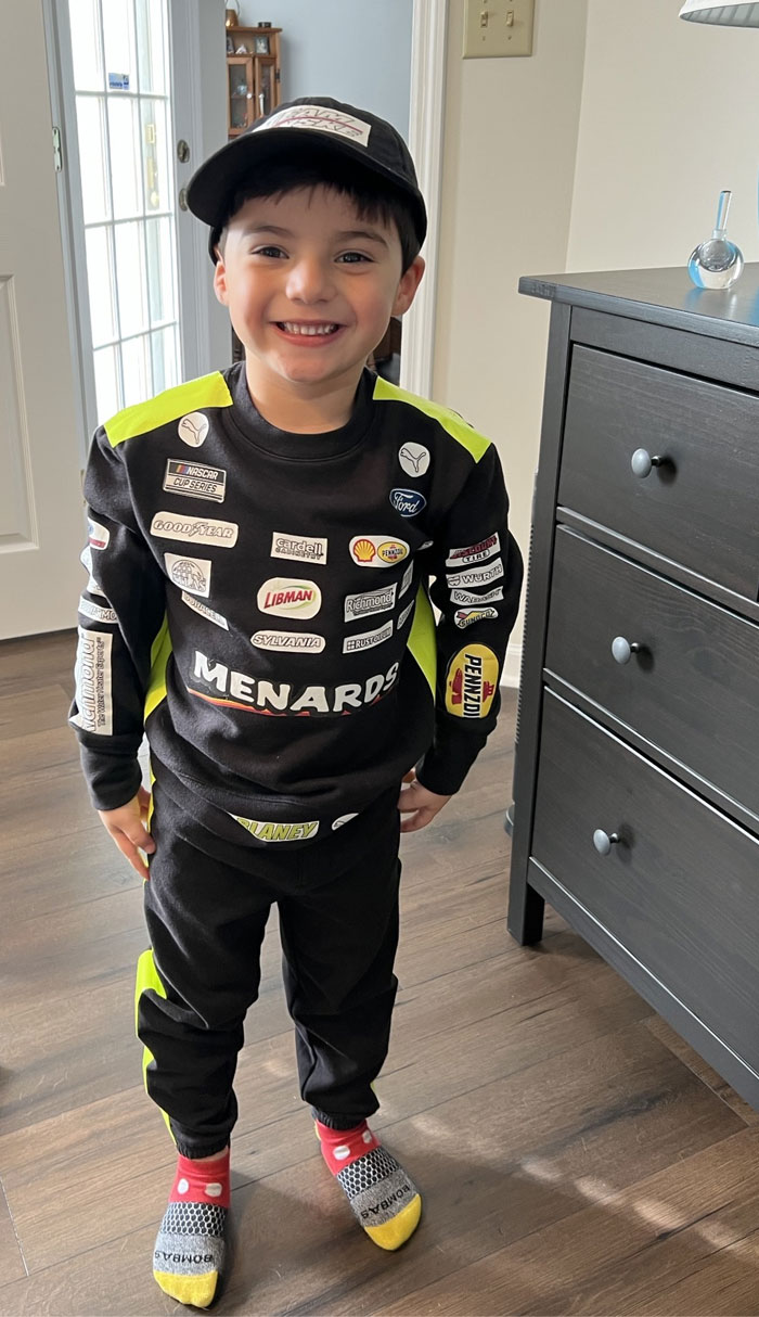 For Halloween My Son Wanted To Be His Favorite Driver - Ryan Blaney