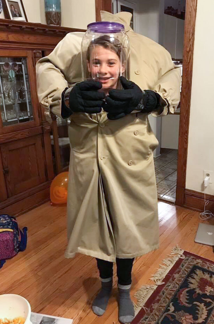 Our Daughter's Costume Is Perfect For The Covid-19 Era