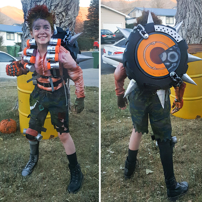 Our Son's Halloween Costume That We Made For Him