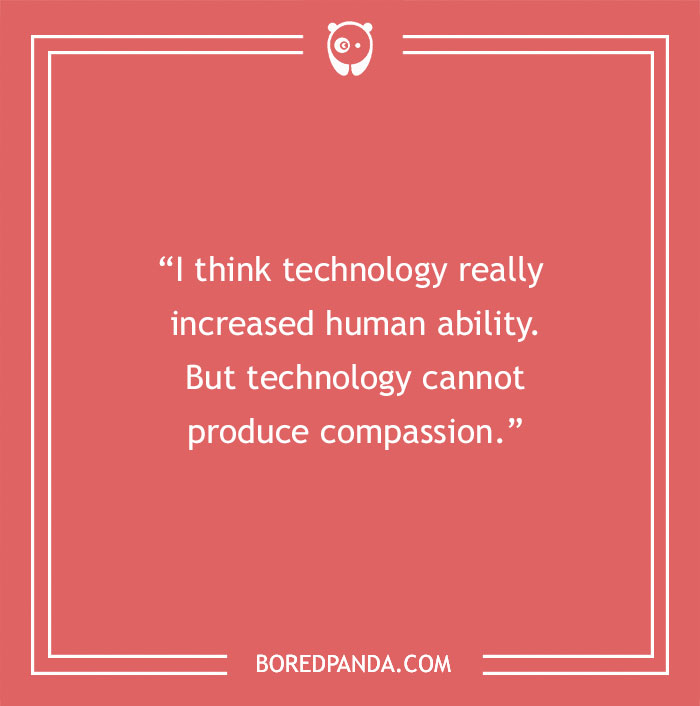 Dalai Lama quote about technology