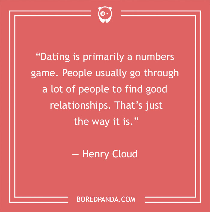 Henry Cloud about dating
