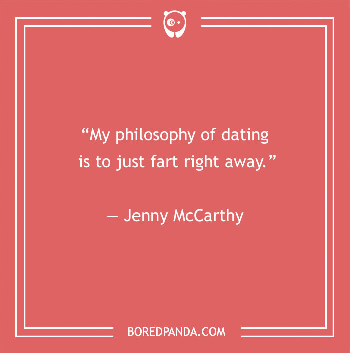 Jenny McCarthy quote about dating