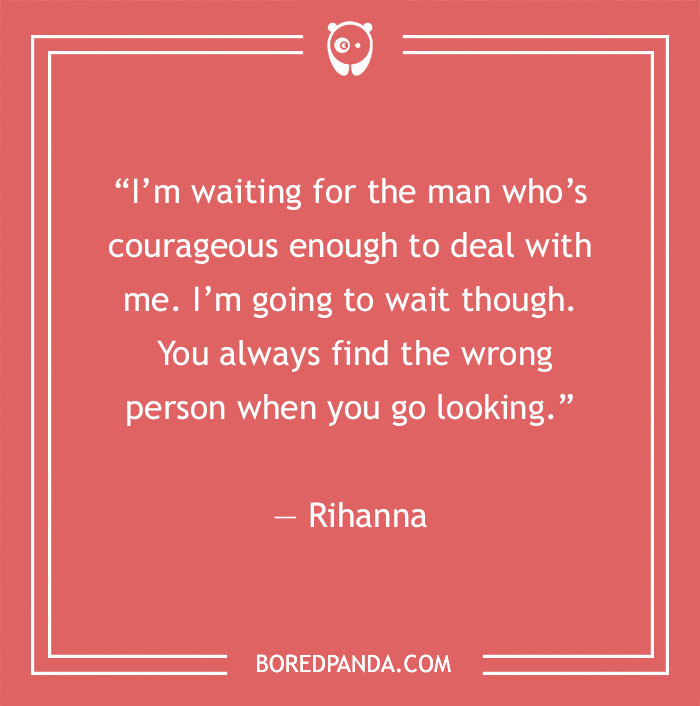 Rihanna quote about dating