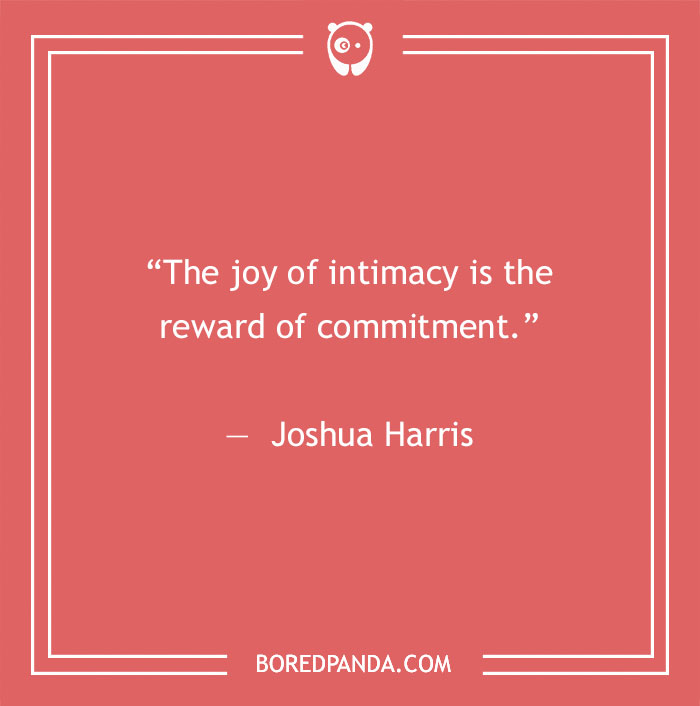 Joshua Harris quote about dating