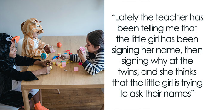 Mom Wonders About Sign Language After Her Twins Make Friends With A Deaf Toddler