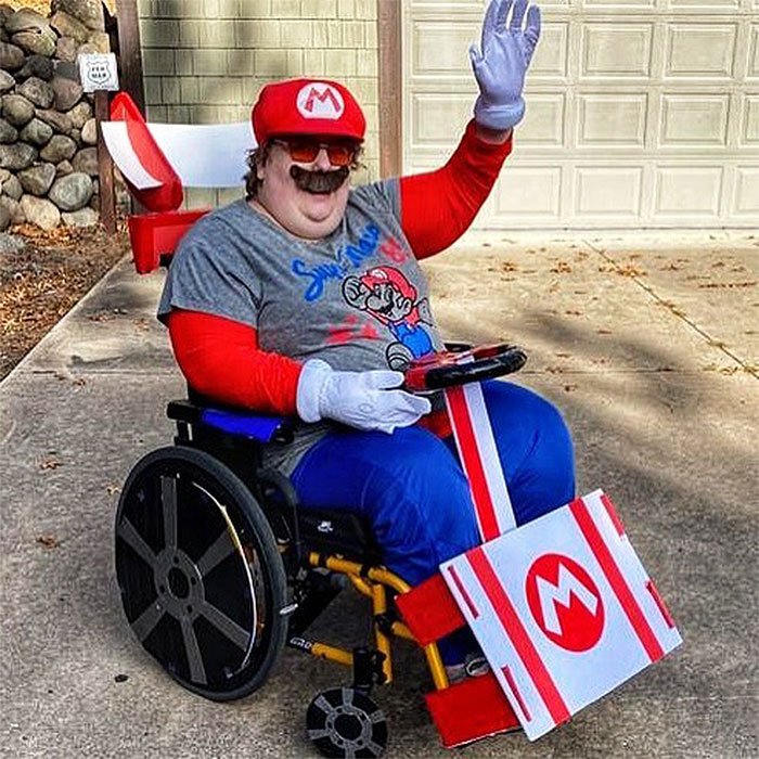 Happy Halloween From A Me, Mario