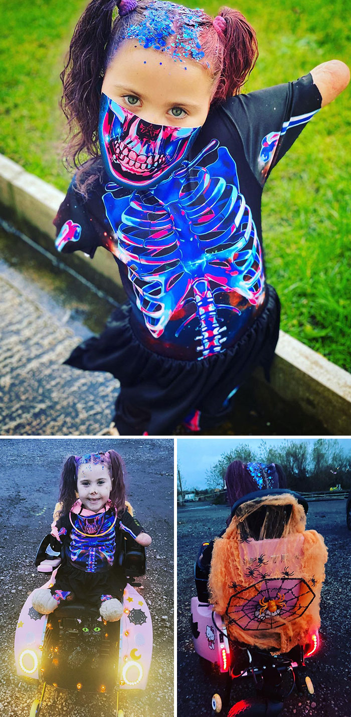 We Had A Great Evening At Avon Valley Park For Their Last Halloween Event. We Even Dressed Up The Wheelchair, Harmonie Had Great Fun Zooming Around