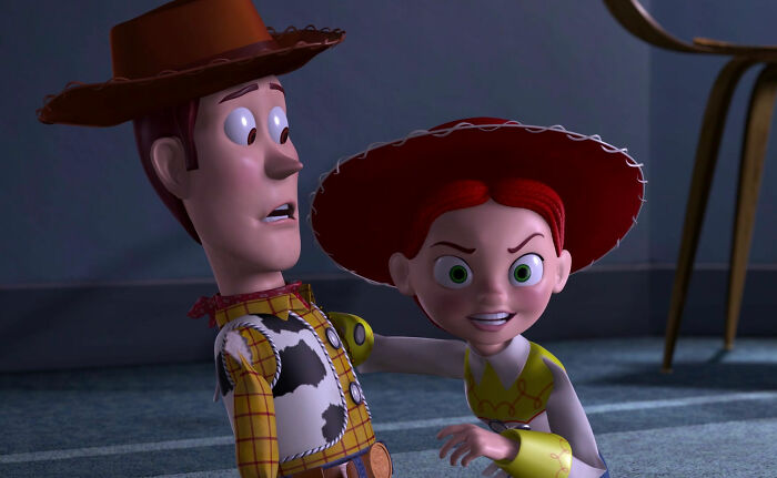 Woody and Jessie in Toy Story 2