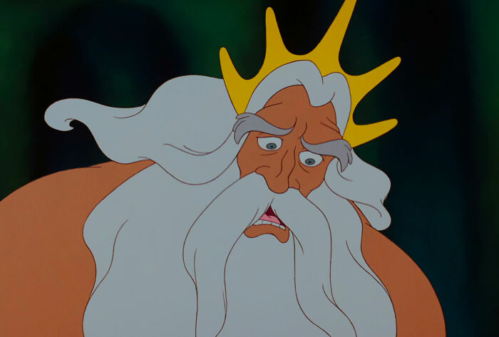 Poseidon talking from The Little Mermaid