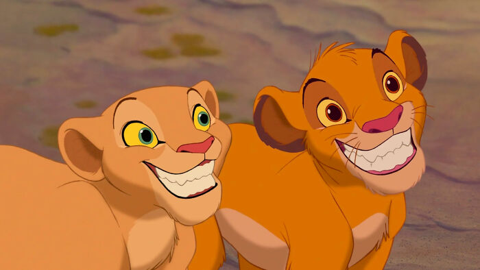 Kiara and Simba from The Lion King
